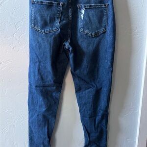 Flying Monkey Women's Ankle & Cropped Jeans - Dark Blue